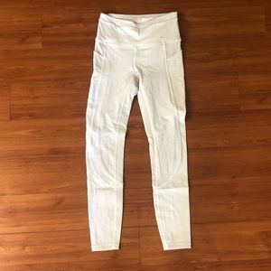 Speed Up Tight 25” White Lululemon Leggins
